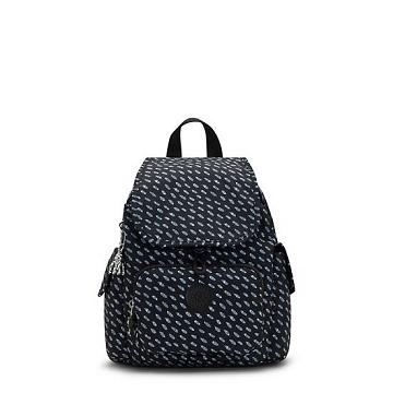 Kipling City Pack Mini Printed Backpack Rugzak Zwart | NL 1194MQ